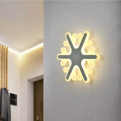 DecorBites™ LED Cloud Wall Sconce in White for Simple Living Room Lighting