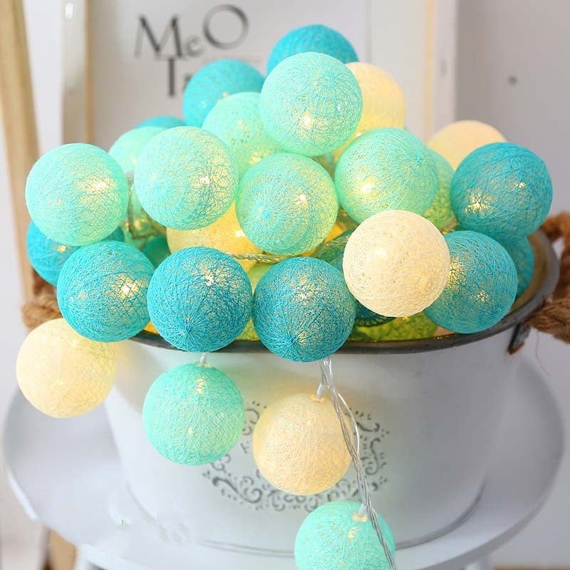 Cotton Ball LED String