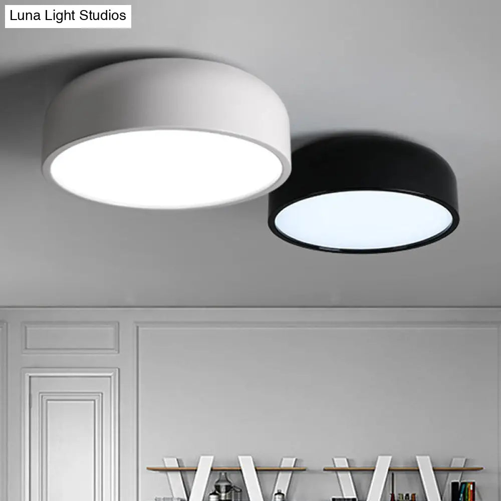 DecorBites™ DecorBites™ LED Flush Mount Ceiling Light for Modern Bedroom with Acrylic Dome Shade