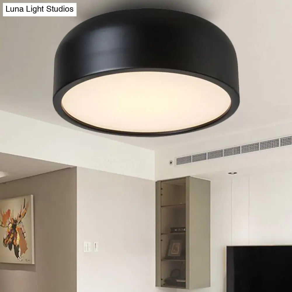 DecorBites™ DecorBites™ LED Flush Mount Ceiling Light for Modern Bedroom with Acrylic Dome Shade