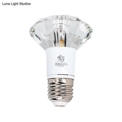 DecorBites™ DecorBites™ LED Flush Mount Ceiling Light with Crystal Shade - Minimalist Diamond Design