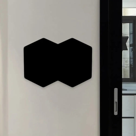 DecorBites™ LED Hexagon Wall Mount Light with RGB Colored Aluminum Shade - Modern 2/3/4-Light Flush Mount