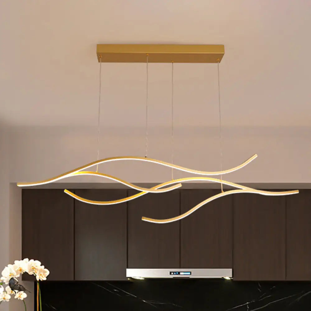 DecorBites™ LED Metal Pendant Light for Open Kitchen - Sleek & Simple Island Lighting Fixture