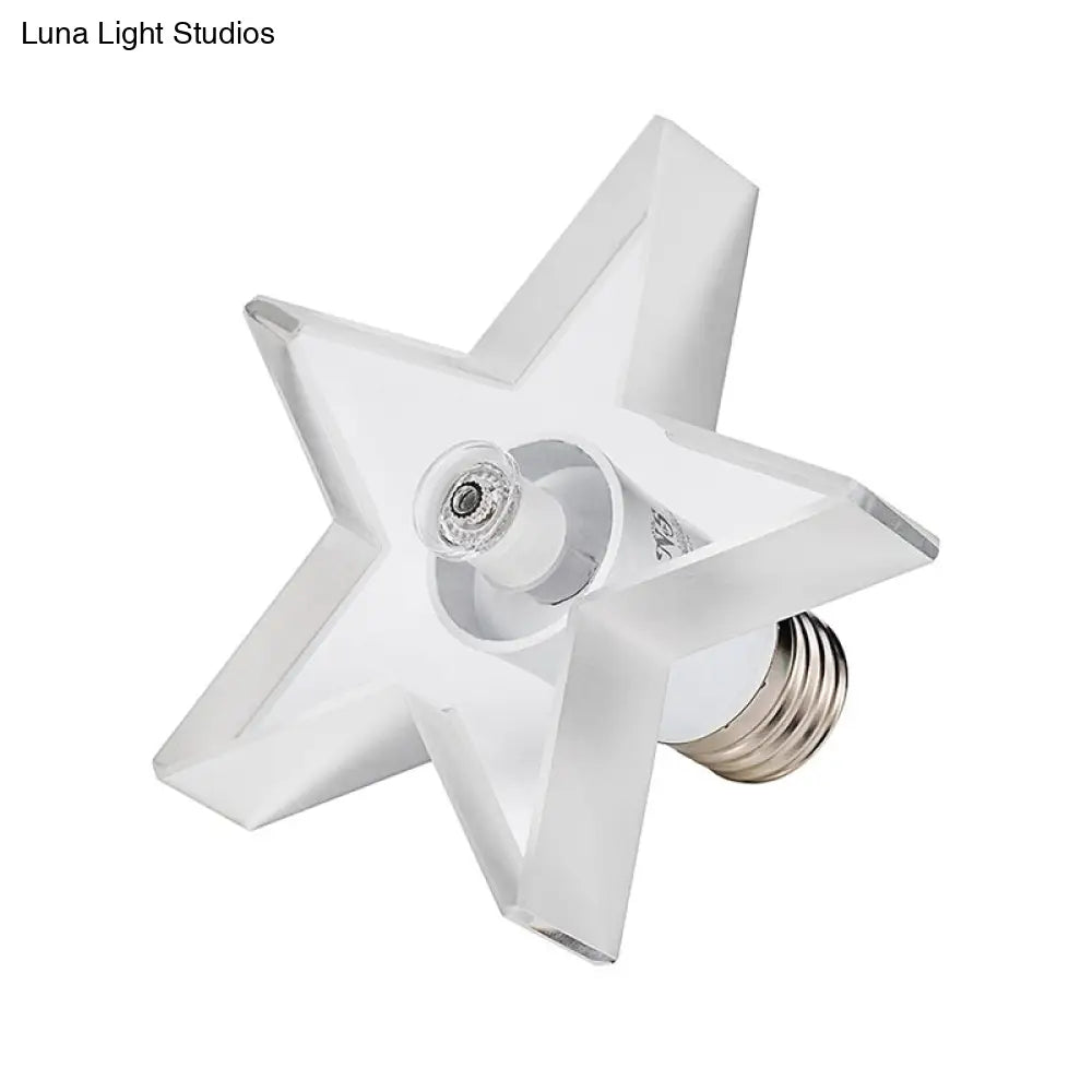 DecorBites™ DecorBites™ LED Mini Star Flush Mount Ceiling Lamp with Crystal Shade - Simplistic Lighting Solution