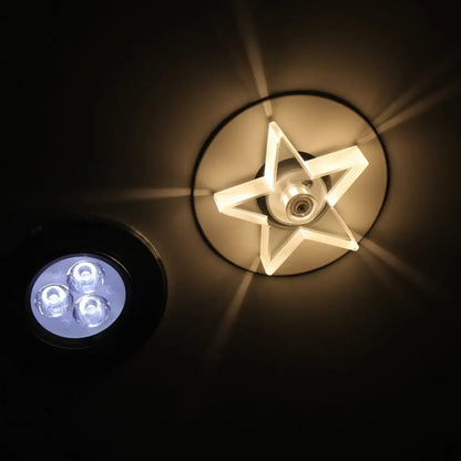 DecorBites™ DecorBites™ LED Mini Star Flush Mount Ceiling Lamp with Crystal Shade - Simplistic Lighting Solution