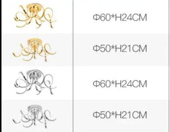 DecorBites™ LED Modern Iron Crystal Aluminum Acrylic LED Lamp.LED Light.Pendant Lights.LED Pendant Light.Pendant Lamp For Foyer Bedroom