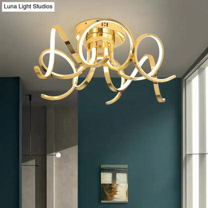 DecorBites™ LED Modern Iron Crystal Aluminum Acrylic LED Lamp.LED Light.Pendant Lights.LED Pendant Light.Pendant Lamp For Foyer Bedroom