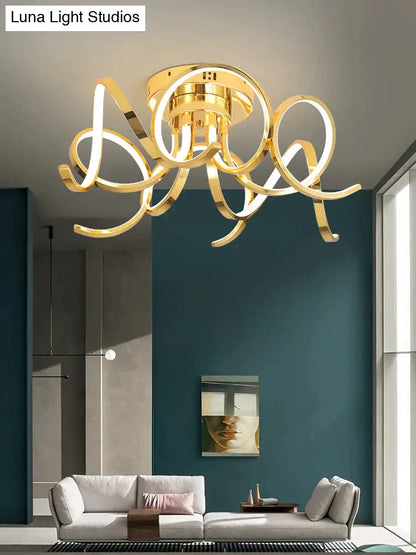 DecorBites™ LED Modern Iron Crystal Aluminum Acrylic LED Lamp.LED Light.Pendant Lights.LED Pendant Light.Pendant Lamp For Foyer Bedroom