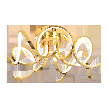 DecorBites™ LED Modern Iron Crystal Aluminum Acrylic LED Lamp.LED Light.Pendant Lights.LED Pendant Light.Pendant Lamp For Foyer Bedroom