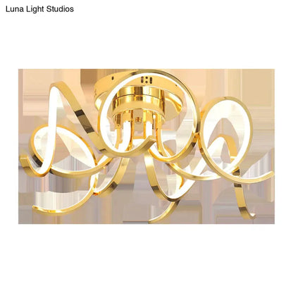 DecorBites™ LED Modern Iron Crystal Aluminum Acrylic LED Lamp.LED Light.Pendant Lights.LED Pendant Light.Pendant Lamp For Foyer Bedroom