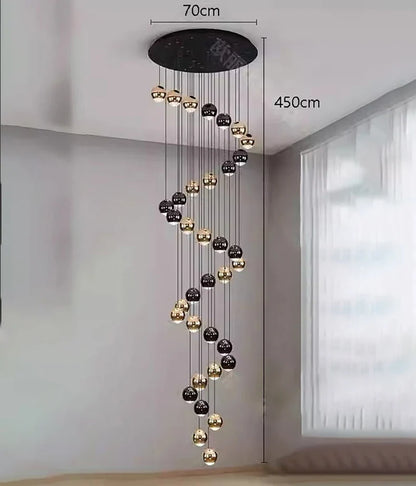 LED Ring Pendant Light for Modern Home Decor - 35 heads / Cold White