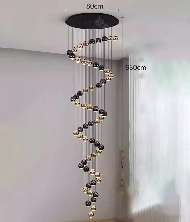 LED Ring Pendant Light for Modern Home Decor - 60 heads / Cold White