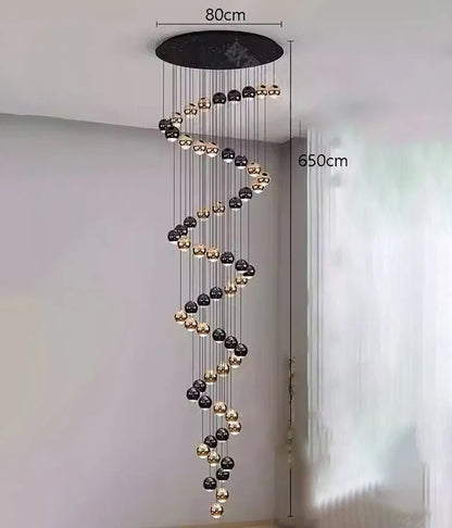 LED Ring Pendant Light for Modern Home Decor - 60 heads / Cold White