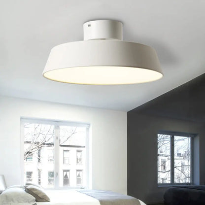 DecorBites™ DecorBites™ LED Semi Flush Ceiling Light with Barn Acrylic Shade, Perfect for Dining Rooms