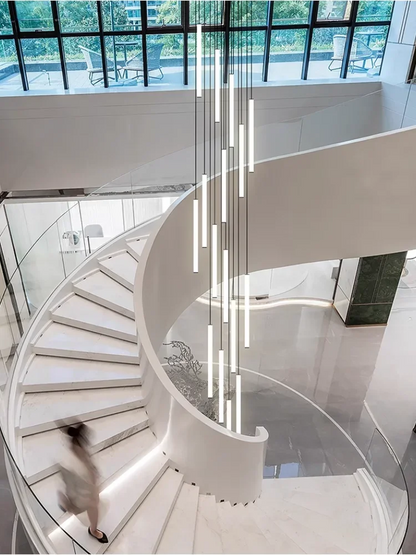 LED Spiral Staircase Chandelier for Modern Home - Chandelier