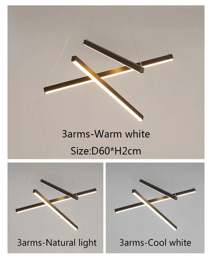 LED Stair Ceiling Chandelier for Living Room - Chandelier