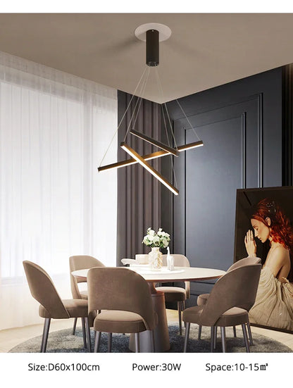 LED Stair Ceiling Chandelier for Living Room - Chandelier