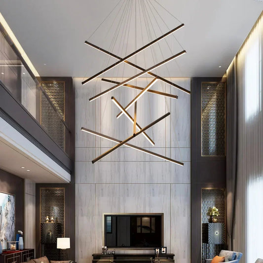LED Stair Ceiling Chandelier for Living Room - Chandelier