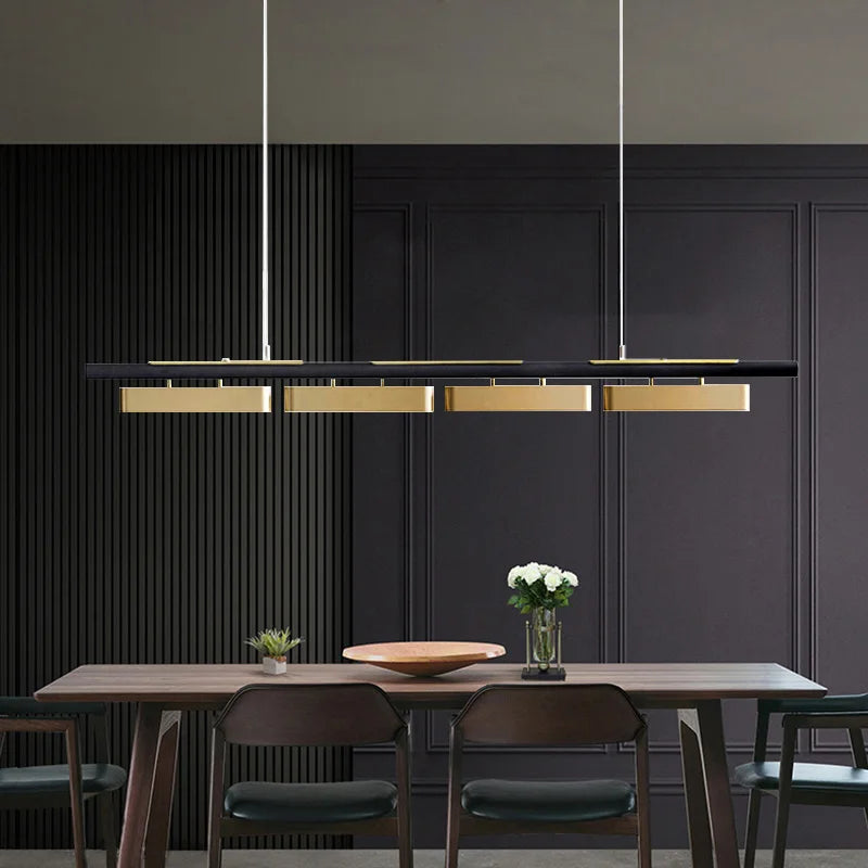LED Strip Pendant Lights for Modern Home Dining - Chandelier