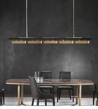 LED Strip Pendant Lights for Modern Home Dining - Chandelier