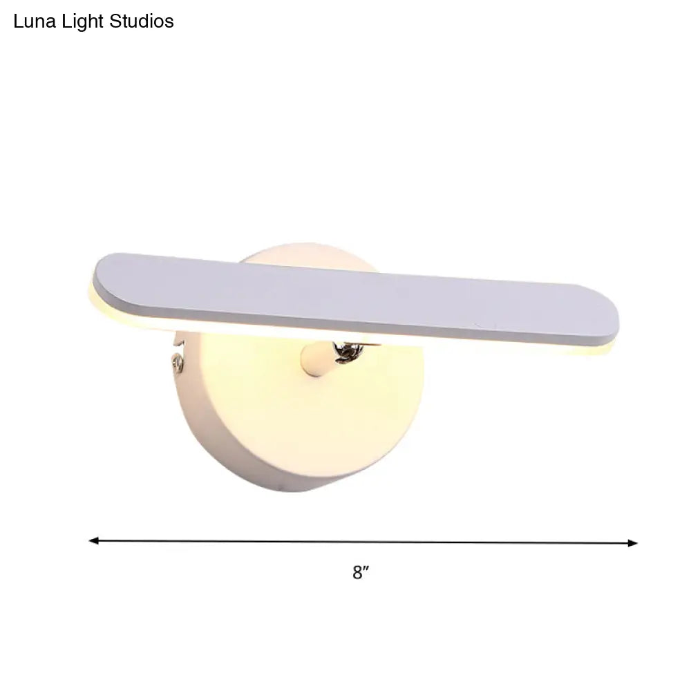 DecorBites™ LED Vanity Lighting Fixture - Modern White Wall Lamp for Bathroom with Natural/Warm Light