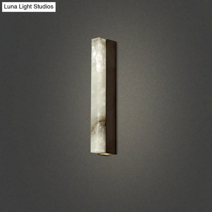 DecorBites™ LED Wall Lighting Simplicity: Rectangular Mica Living Room Sconce