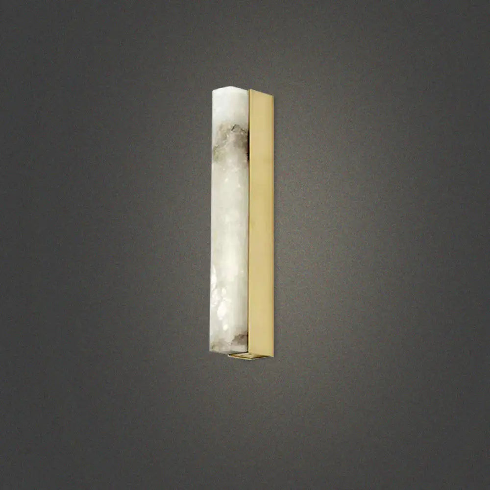 DecorBites™ LED Wall Lighting Simplicity: Rectangular Mica Living Room Sconce