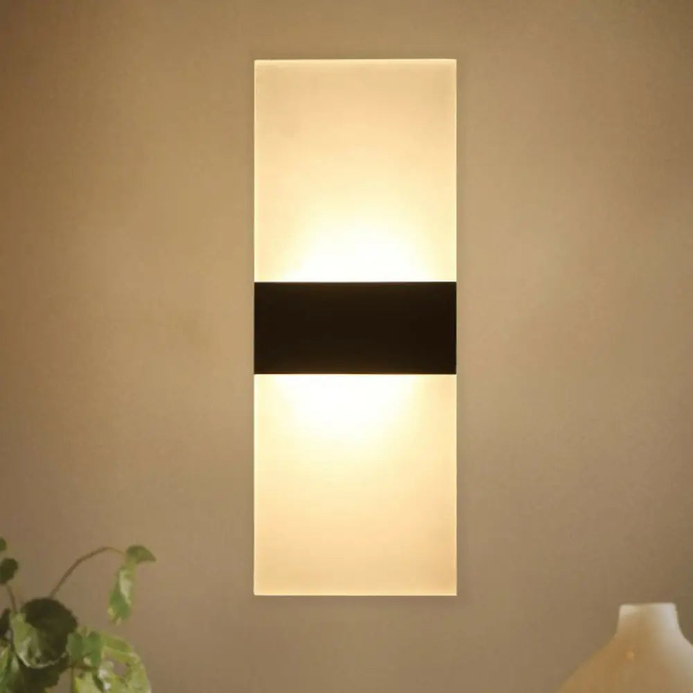 DecorBites™ LED Wall Sconce Light with Acrylic Simplicity for Corridors