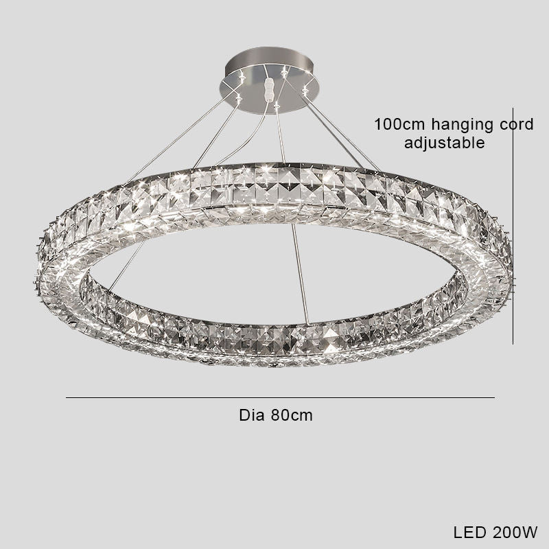 Crystal LED Modern Chandelier