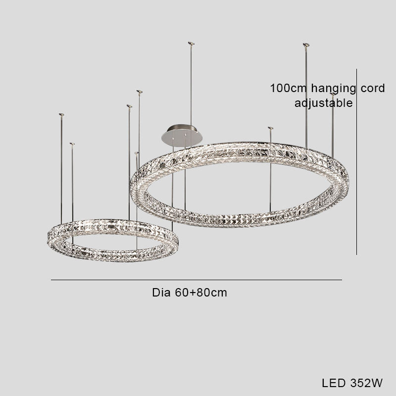 Crystal LED Modern Chandelier