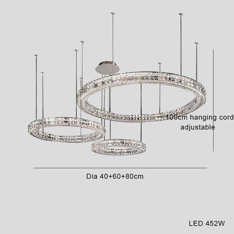 Crystal LED Modern Chandelier