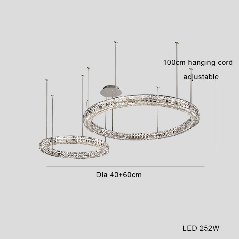 Crystal LED Modern Chandelier