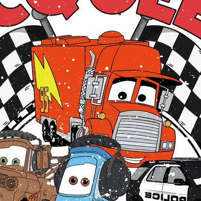 Lightning McQueen Cartoon Car Art Prints - Posters