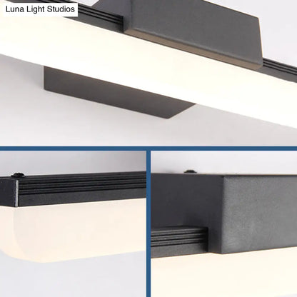 DecorBites™ DecorBites™ Linear LED Bathroom Vanity Sconce with Acrylic Diffuser - Simple Metal Design