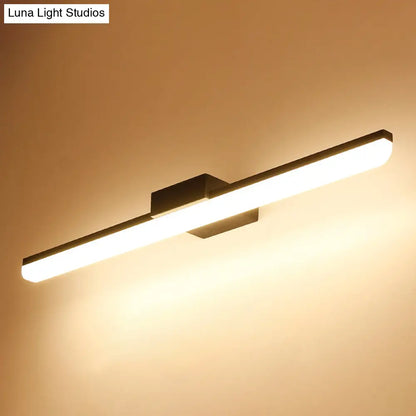 DecorBites™ DecorBites™ Linear LED Bathroom Vanity Sconce with Acrylic Diffuser - Simple Metal Design