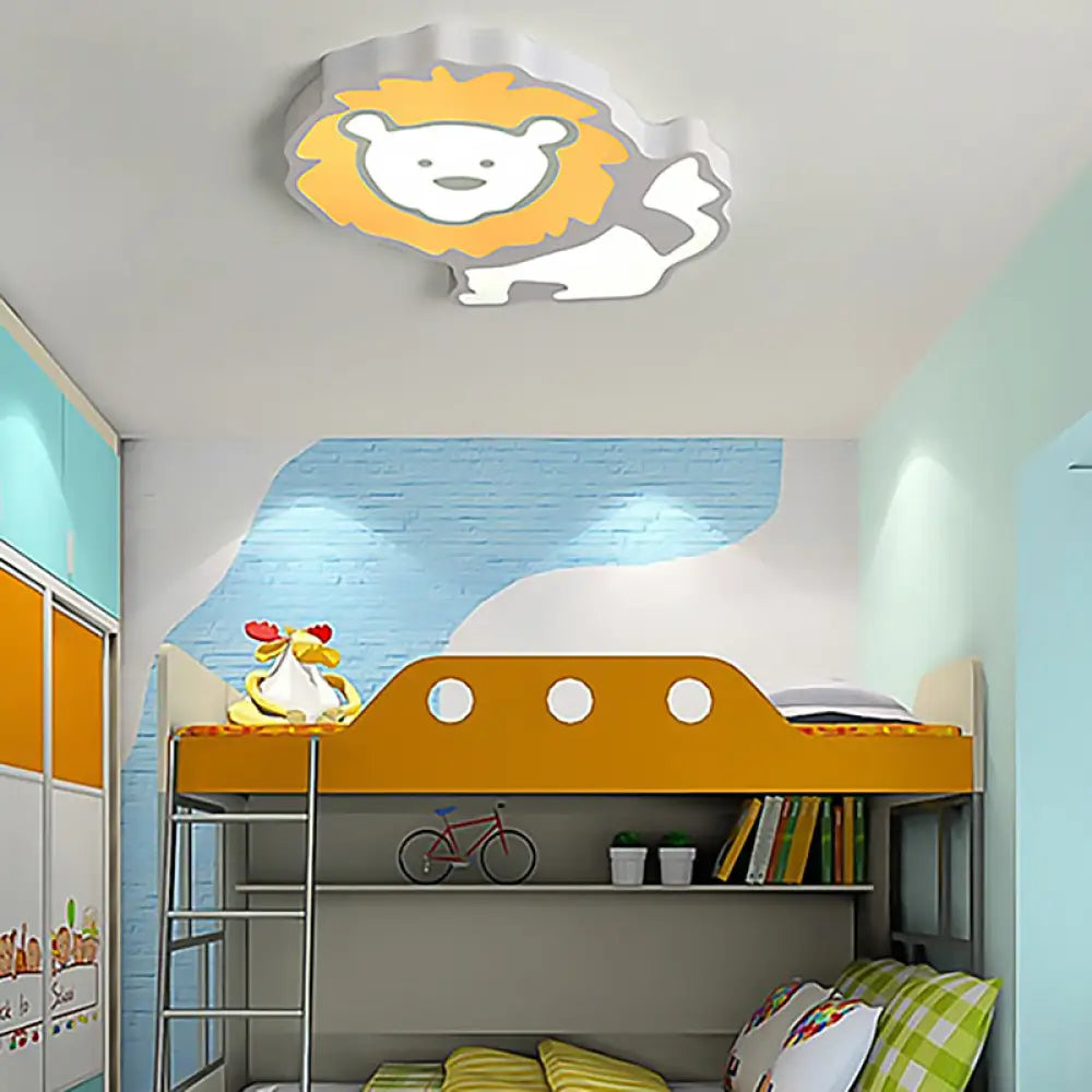 DecorBites™ DecorBites™ Lion LED Ceiling Lamp for Nursery and Bedroom