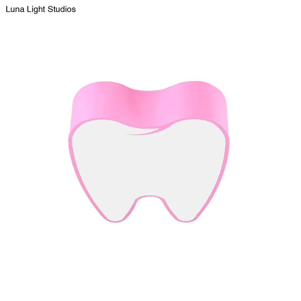 DecorBites™ DecorBites™ Little Tooth Kids Bedroom Ceiling Lamp - Acrylic Modern Flush Mount Light