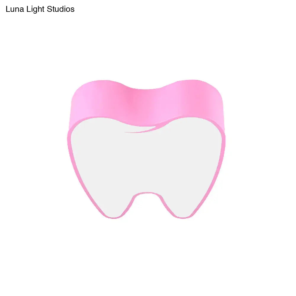 DecorBites™ DecorBites™ Little Tooth Kids Bedroom Ceiling Lamp - Acrylic Modern Flush Mount Light