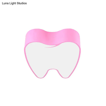 DecorBites™ DecorBites™ Little Tooth Kids Bedroom Ceiling Lamp - Acrylic Modern Flush Mount Light