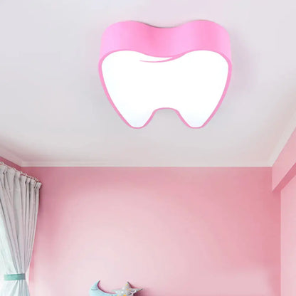 DecorBites™ DecorBites™ Little Tooth Kids Bedroom Ceiling Lamp - Acrylic Modern Flush Mount Light