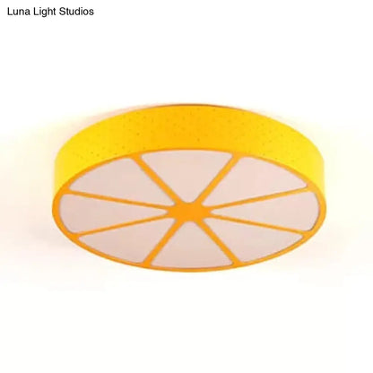 DecorBites™ DecorBites™ Lively Lemon-shaped Acrylic Ceiling Mount Light: Ideal for Teens