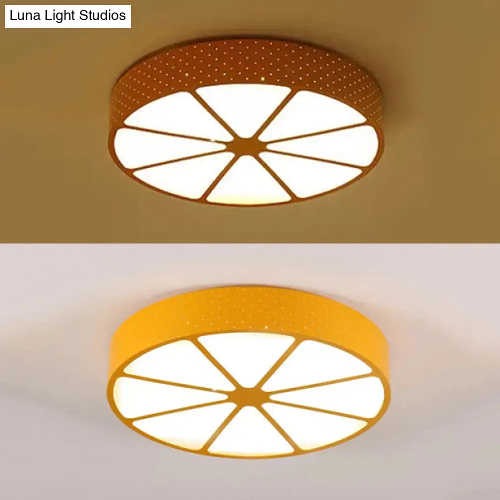 DecorBites™ DecorBites™ Lively Lemon-shaped Acrylic Ceiling Mount Light: Ideal for Teens