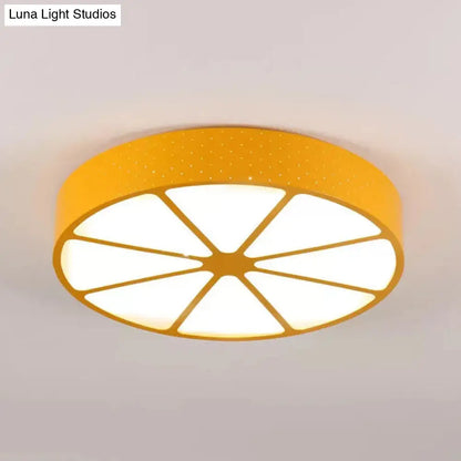 DecorBites™ DecorBites™ Lively Lemon-shaped Acrylic Ceiling Mount Light: Ideal for Teens