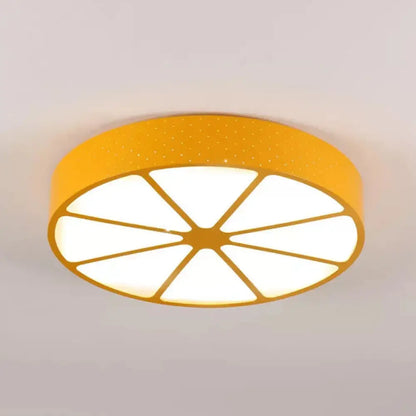 DecorBites™ DecorBites™ Lively Lemon-shaped Acrylic Ceiling Mount Light: Ideal for Teens