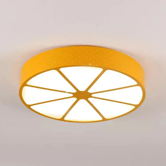 DecorBites™ DecorBites™ Lively Lemon-shaped Acrylic Ceiling Mount Light: Ideal for Teens