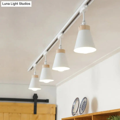 DecorBites™ DecorBites™ Living Room Semi Flush Mount Lamp with Cone Metal Shade