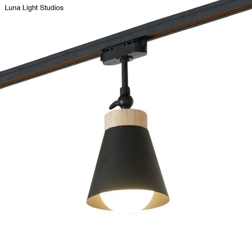DecorBites™ DecorBites™ Living Room Semi Flush Mount Lamp with Cone Metal Shade