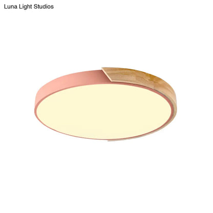 DecorBites™ DecorBites™ Loft Circle LED Ceiling Light for Kindergarten with Acrylic Shade