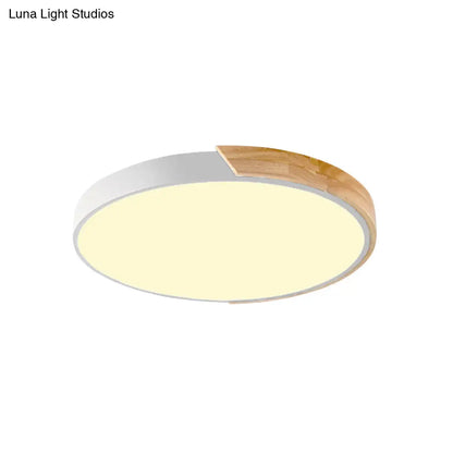 DecorBites™ DecorBites™ Loft Circle LED Ceiling Light for Kindergarten with Acrylic Shade