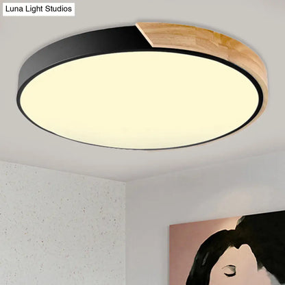 DecorBites™ DecorBites™ Loft Circle LED Ceiling Light for Kindergarten with Acrylic Shade